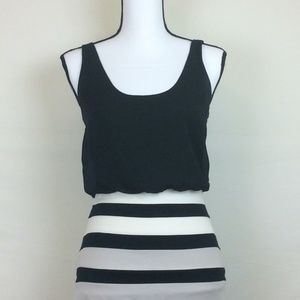 Express Women's Stripe Banded Mini Cocktail Dress